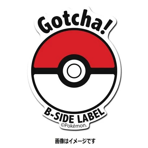 B-SIDE Label Pokeball Pokemon Sticker - Pokemon Center Japan– PokéBox ...