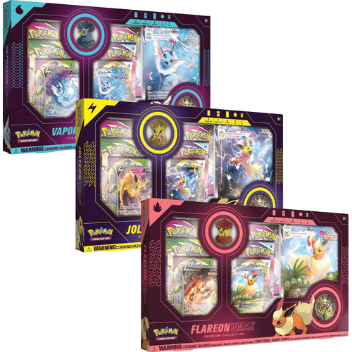  Eevee - Eeveelution Evolution Card Set - Jolteon Flareon  Vaporeon Eevee - Ancient Origins - 4 Card Lot : Toys & Games