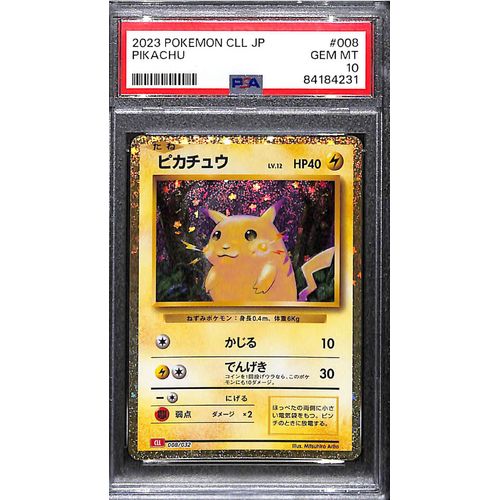 PSA 10 Pikachu 008/032 - Japanese Pokemon Classic Collection #4231 - PokéBox Australia