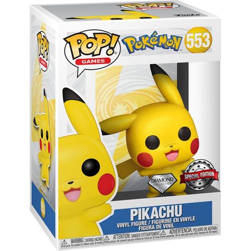 Pokémon - Pikachu Waving Diamond Glitter US Exclusive Pop! Vinyl Figure - PokéBox Australia