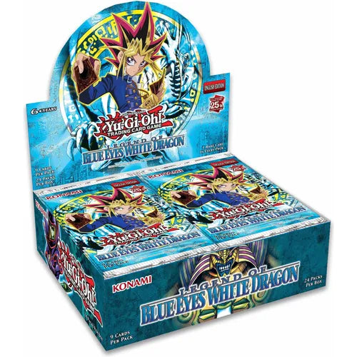 Yu-Gi-Oh! - Legend of Blue-Eyes White Dragon 25th Anniversary Booster Box - PokéBox Australia