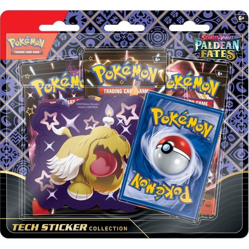 POKÉMON TCG Scarlet & Violet 4.5: Paldea Fates Booster Tech Sticker Blister - PokéBox Australia