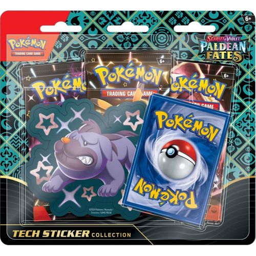 POKÉMON TCG Scarlet & Violet 4.5: Paldea Fates Booster Tech Sticker Blister - PokéBox Australia