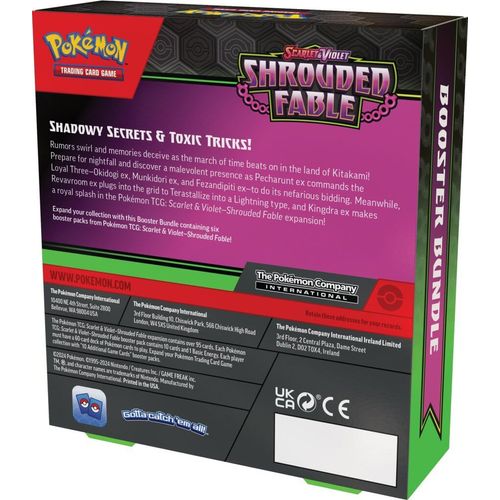 POKÉMON TCG Scarlet & Violet 6.5: Shrouded Fable Booster Bundle - PokéBox Australia