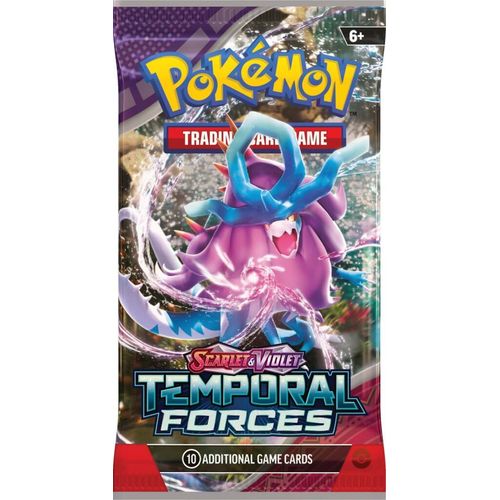 POKÉMON TCG Scarlet & Violet 5: Temporal Forces Booster Pack - PokéBox Australia