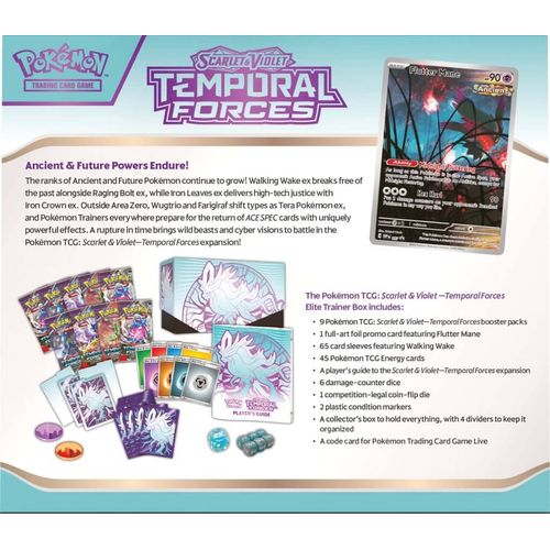 POKÉMON TCG Scarlet & Violet 5: Temporal Forces Elite Trainer Box (ETB) - PokéBox Australia