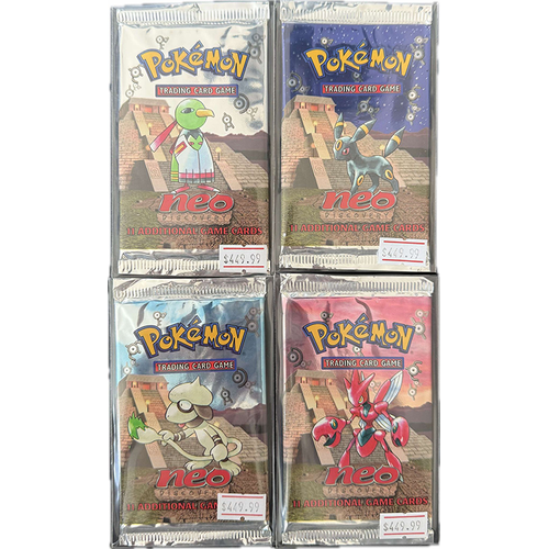 POKÉMON TCG Neo Discovery Unlimited Booster Pack - Light - Artset