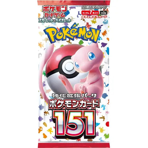 Pokemon 151 SV2A Booster Pack - Japanese Pokemon TCG - PokéBox Australia