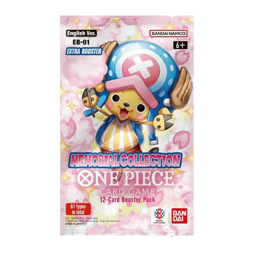 One Piece Card Game - Memorial Collection Extra Booster [EB-01] Booster Pack- English - PokéBox Australia