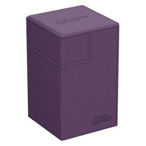 Ultimate Guard Flip n Tray 100+ XenoSkin Monocolor Purple Deck Box - PokéBox Australia