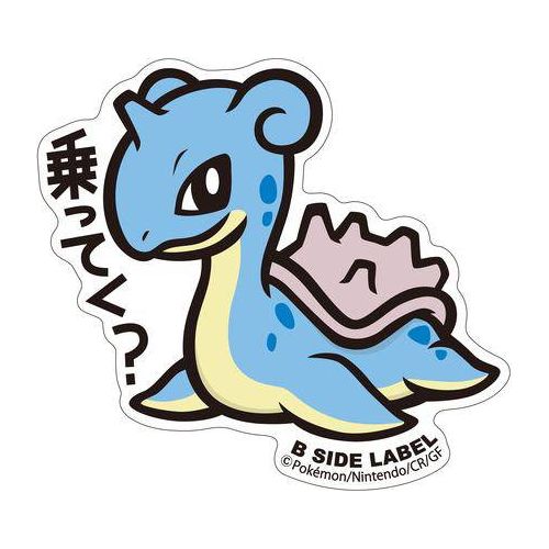 B-SIDE Label Lapras Pokemon Sticker #131 - Pokemon Center Japan - PokéBox Australia