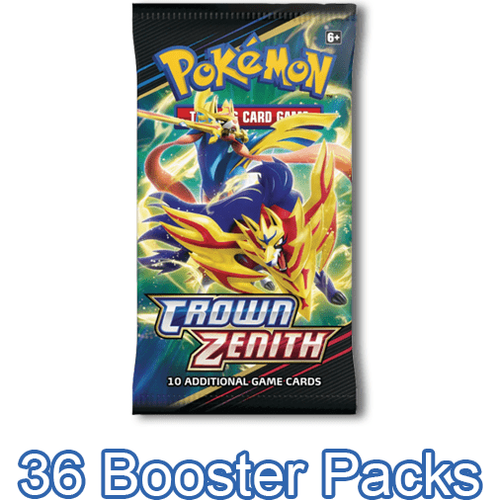 POKÉMON TCG Crown Zenith - Booster Pack Bundle x36 - PokéBox Australia