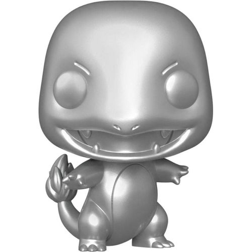 Pokémon - Charmander Silver Metallic 25th Anniversary Pop! Vinyl Figure - PokéBox Australia