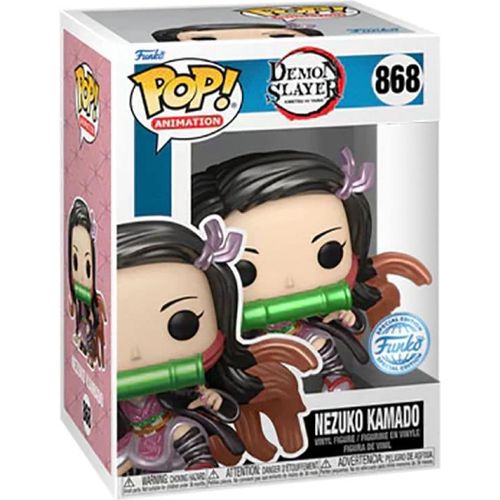 Demon Slayer - Nezuko Kamado Metallic US Exclusive Pop! Vinyl Figure - PokéBox Australia