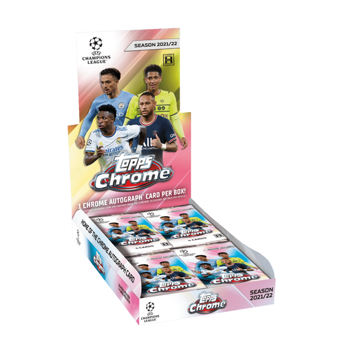 2022 Topps UEFA Champions League Chrome Hobby Collection Box - PokéBox Australia