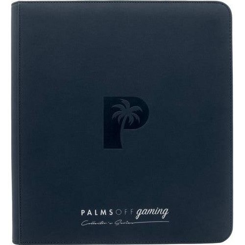 Palms Off Gaming - 12 Pocket Collectors Series Trading Card Binder (Navy Blue) - PokéBox Australia