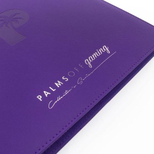 Palms Off Gaming - 12 Pocket Collectors Series Trading Card Binder (Purple) - PokéBox Australia