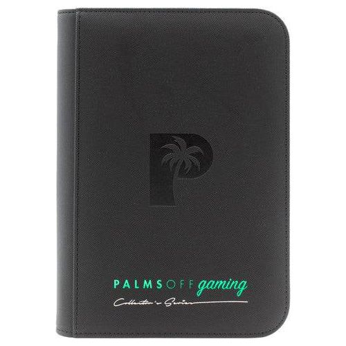 Palms Off Gaming - 4 Pocket Collectors Series Trading Card Binder (BLACK) - PokéBox Australia