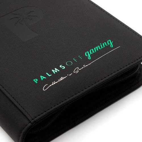 Palms Off Gaming - 4 Pocket Collectors Series Trading Card Binder (BLACK) - PokéBox Australia